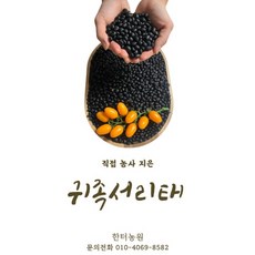 귀족서리태 1kg 2023년 국내산 (종자용가능) 열정과 노력과 땀의 수고로 키운 명품 귀족서리태