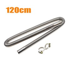 자동차 공기 디젤 주차 히터 스테인레스 스틸 배기 파이프 60cm 100cm 120cm 150cm 200cm 250cm 300cm, 120cm Length, 3)120cm Length