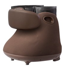스라이브 THRIVE 발마사지기 FOOT MASSAGER MD-8760 부모님 선물 허벅지 에어 마사지기 변압기 사용필, 브라운, 1개