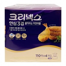 크리넥스 안심 3겹 뽑아쓰는 키친타월 110매 4개입, 단품
