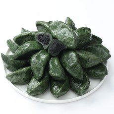 산지직송 영광모시송편 찐모시송편 생모시송편 식사대용떡 간식떡 1box개별포장 생흑임자송편(30개) 상품 이미지