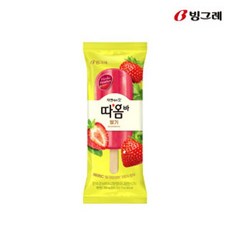 빙그레 빙그레 따옴바 아이스크림 딸기 20개 [달콤한 당충전] [키즈스낵 홈파티푸드], 1셋트
