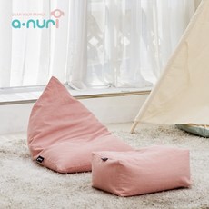 아누리 키즈 아기쇼파 허그빈백 단품 워싱핑크, 상세설명 참조