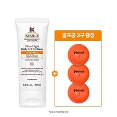 키엘 자외선 차단제 60ml (+골프공 3구 증정), 아쿠아UV/선물포장 무