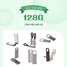 2.0/3.0 128G 메탈 usb 모음, 3.0 128G, 후크 (유광)