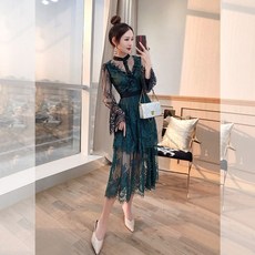 개화기의상 여성 경성원피스 가을 여름 레이스 2컬러