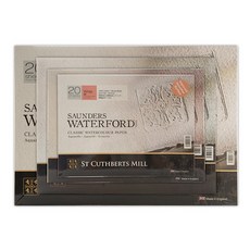 양면골판지 영국 wonduofu 수채화 책 용지 300g 면 펄프 거친/중간/미세 곡물 4면 접착 면화 전문 엽서 포장, [21] 월도프 36X51cm 잔주름