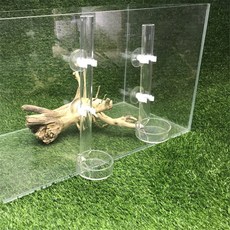 피딩 스테이션 먹이컵 피딩 컵 먹이급여기 실지렁이 어항, 1개
