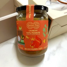 퀸즈트리 피넛버터 크런치 500g 땅콩버터 땅콩잼 QUEENS TREE, 1개