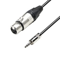 Adam Hall K5 MYF 0300 XLR Female to Stereo 3.5 mm Jack 3 m, 단일상품