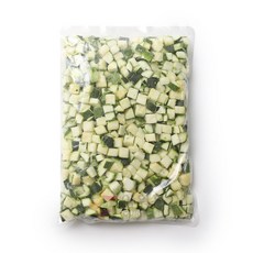 쥬키니호박 커팅 1KG 깍둑 1.5X1.5X1.5cm, 1개, 단품