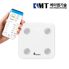 앱슬림 스마트체중계 인바디측정 체지방 어플리케이션 BMI 한국어지원(블랙), 블랙, FSC10, 1개