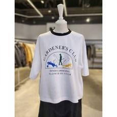 스튜디오톰보이 프린트배색립반팔티셔츠9194222112002