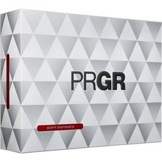 PRGR 14SOFT 디스턴스 골프공 1개 12개 팩, wht - prgr골프공