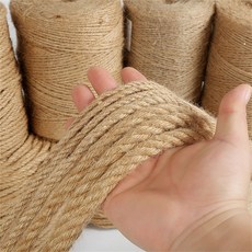 노끈 천연 황마 꼬기 빈티지 로프 코드 스트링 삼베 DIY 공예 선물 포장 원예 웨딩 장식용 1-14mm 120m, 1mm 160미터, 1개