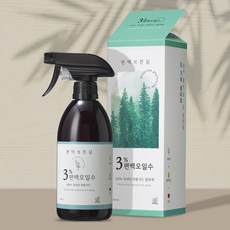 [편백수의 새로운 표준] 3% 편백오일수 탈취제 사춘기아들 방냄새 새집증후군 새차 새가구 냄새제거 스프레이 500ml 본품, 1개