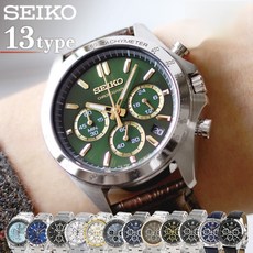 세이코 손목시계 남성 비즈니스 정장 일 취업 생일 선물 가죽 SEIKO 스피릿 SPIRIT 8T 크로노