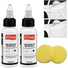 궁극의 페인트 복원기 자동차 버프 아웃 스크래치 VVaxy 수리 왁스 흠집 제거궁극의 제거기 1.7 Fl Oz 2 PCS, 궁극의 페인트 복원기 자동차 버프 아웃 스크래치 VVa
