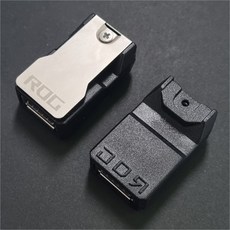 ASUS ROG USB RF 클립 어댑터 무선마우스 키보드 헤드셋 USB 동글 연장어댑터, 노클립, 1개
