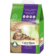 독일 Cat's Best 스마트 펠렛 반려묘 고양이용 모래, 무향, 1개, 10kg