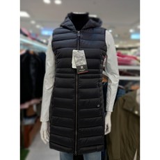 임페리얼 여성 롱기장 후드 구스다운 조끼 PMAV40139