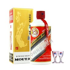 하늘을 나는 53% vol 500ml 구이저우 마오타이주(컵 포함) 소주수