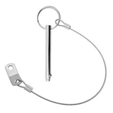 STK 보트 bimini 상단 316mm 스테인레스 스틸 퀵 릴리스 핀 240mm 끈