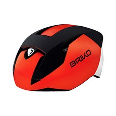 BRIKO GASS 브리코 가스 자전거 헬멧 - 8가지 컬러, 블랙-오렌지