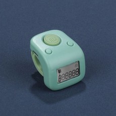 손가락계수기 무소음 휴대용 숫자 화폐계수기 카운터기, 1개, 그린 l급-밤빛+메모리기능