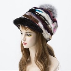 마스케라밍크모자