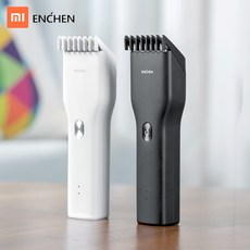 Xiaomi ENCHEN Cordless Clippers 헤어 클리퍼스 성인 면도기 전문 트리머 코너 면도기, 기본 색상