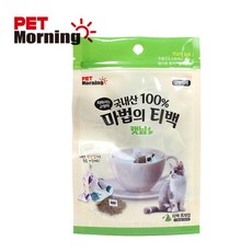 펫모닝 마법의 티백 고양이 간식 캣닢 PMC-377 8p, 마법의 티백캣닢, 4개