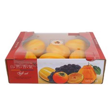 자연 향기 과일 용기 박스 2.5kg [50장], 투명창