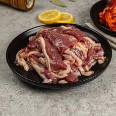 100% 국내산 황금비율 양념오리불고기 간장맛, 4개, 500g