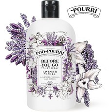 푸푸리 화장실 탈취제 방향제 대용량 리필 라벤더 바닐라 472ml, 1개