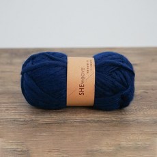 마크라메 뜨개실 2mm 컬러 코튼 로프 DIY 재료, 네이비 블루