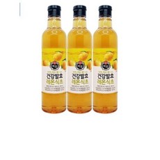 (상온)[백설]자연발효 레몬식초800ml, 800ml, 3개 - 엔비조네