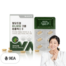 비타민마을 혈당조절 바나바잎 크롬 컴플렉스 9 15g, 30정, 9개