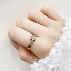 화이트진주반지