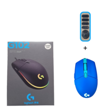 [로지텍] G102 LIGHTSYNC 2세대 게이밍마우스 유선 당일발송, 블루