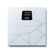 카스 LED 디지털 체중계 X24 정확한 무게 측정 저울 자동 전원 ON/OFF 센서, 화이트