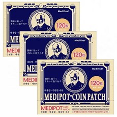 메디팟 동전패치 건강패드, 120매, 3개