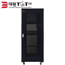 대원 국제규격 서버랙 H2000xD1000xW600 42U 허브 패치판넬 광분배함 CCTV장비 S2000, 타공문 서버랙 DW-ST2000