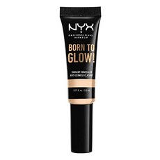 NYX 프로페셔널 메이크업 본 투 글로우 래디 언트 컨실러-웜 언더 톤의 페일 화이트 아이보리, 01 PALE