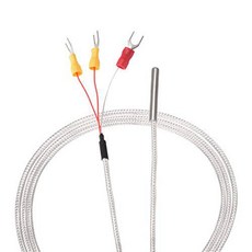 uxcell PT100 RTD 온도 센서 탐침 탐색기 Three-wire 시스템 케이블 온도센?, 상세내용참조, 상세내용참조