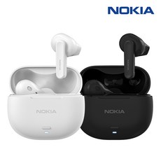 노키아 Go Earbuds2+ 블루투스5.2 이어폰 (TWS-122), 블랙, 블랙