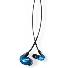SHURE 슈어 AONIC 215 높은 차 음성 이어폰 (유선 타입) / SE215DYBL + UNI-A 스페셜 에디션 반투명 블루, 단일상품, 단일상품