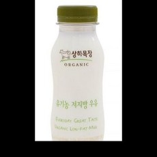 흰우유 원유 유기농저지방/상하목장 180ML/EA, 180ml, 1개