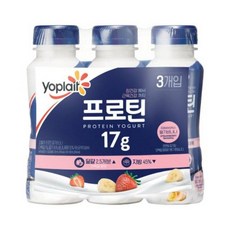 빙그레 마시는 프로틴 딸기바나나 210MLx3개입, 옵션2 - 신선포장 (아이스박스포장)