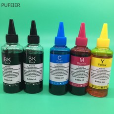 5 병 PGI 270 CLI 271 식용 잉크 캐논 PIXMA MG5720 MG5721 MG5722 MG6820 MG6821 MG6822 TS6020 TS5020 PGI270, 1개, 단일, 단일